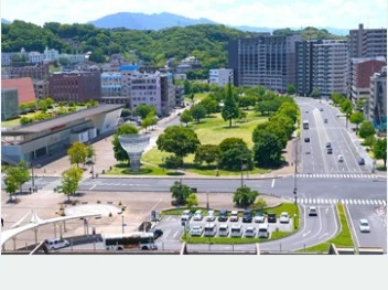 大分市の街並み