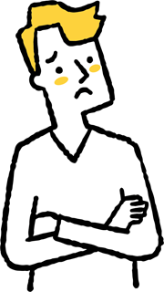 悩む男性