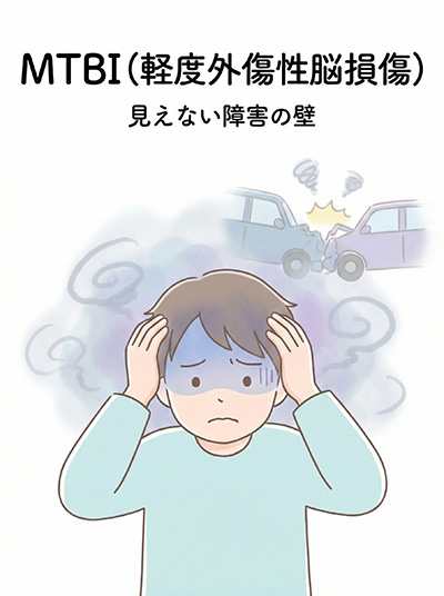 MTBI（軽度外傷性脳損傷）見えない障害の壁